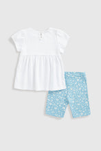 Load image into Gallery viewer, Mothercare T-Shirt And Cycle Shorts Set
