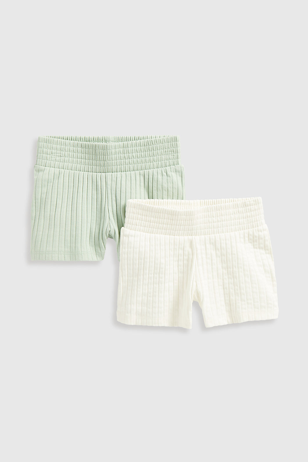 Mothercare Ribbed Shorts - 2 Pack
