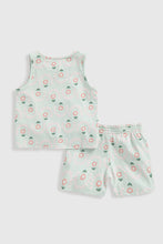 Load image into Gallery viewer, Mothercare Tropical Flower Vest T-Shirt And Shorts Set
