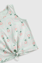 Load image into Gallery viewer, Mothercare Tropical Flower Vest T-Shirt And Shorts Set
