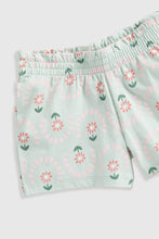 Load image into Gallery viewer, Mothercare Tropical Flower Vest T-Shirt And Shorts Set
