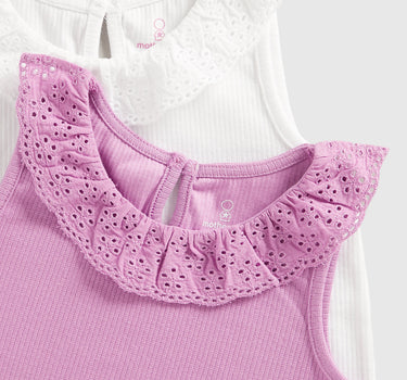 Mothercare Sleeveless Vest T-Shirts - 2 Pack