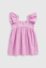Load image into Gallery viewer, Mothercare Violet Dobby Dress
