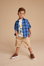 Load image into Gallery viewer, Mothercare Checked Shirt and T-Shirt Set
