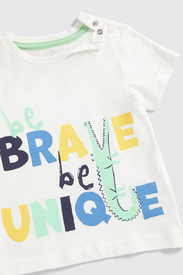 Mothercare Checked Shirt and T-Shirt Set