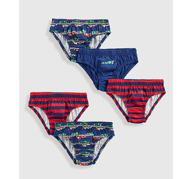 Mothercare Racing Car Briefs - 5 Pack