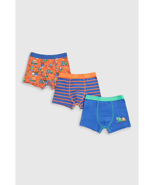 Mothercare Construction Trunk Briefs - 3 Pack