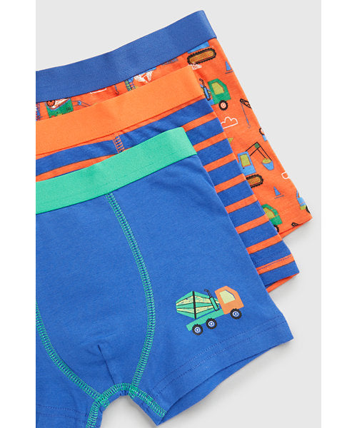 Mothercare Construction Trunk Briefs - 3 Pack