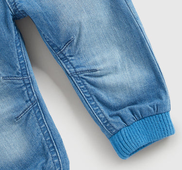 Mothercare Light-Wash Denim Jogger Jeans