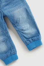Load image into Gallery viewer, Mothercare Light-Wash Denim Jogger Jeans

