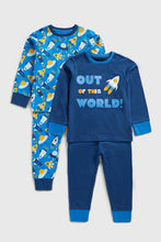 Load image into Gallery viewer, Mothercare Space Pyjamas - 2 Pack
