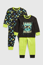 Load image into Gallery viewer, Mothercare Gamer Glow-in-the-Dark Pyjamas - 2 Pack
