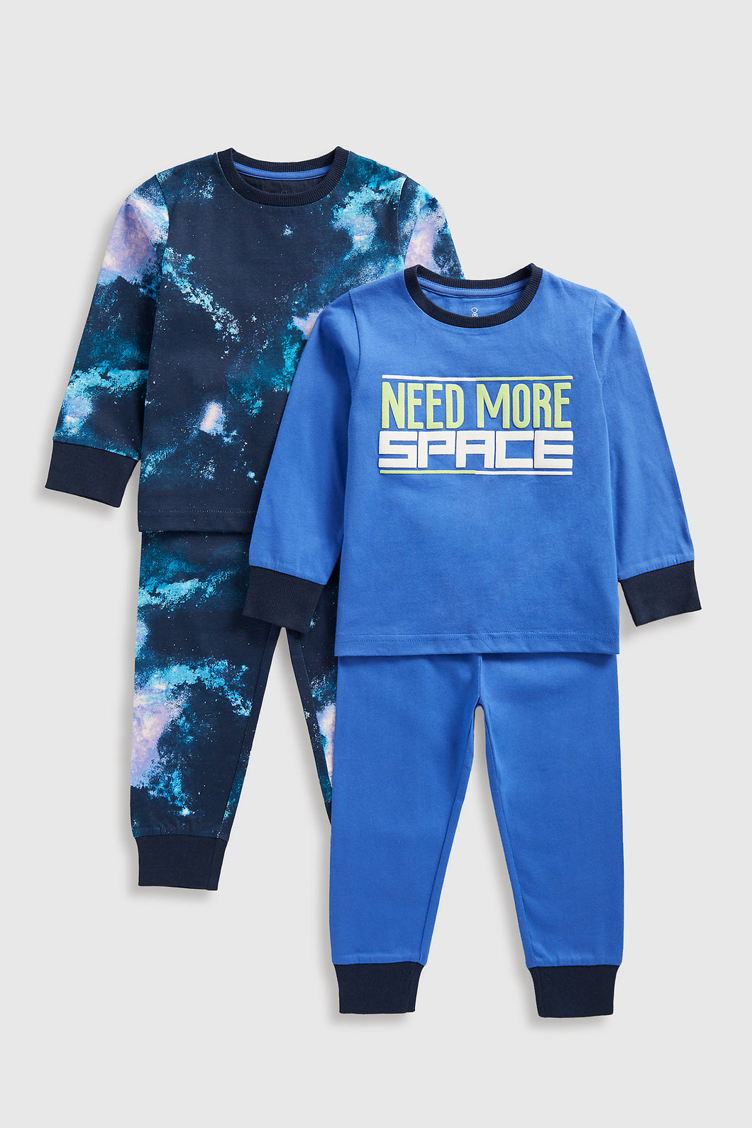 Mothercare Space Pyjamas - 2 Pack