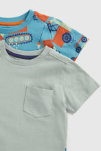 Load image into Gallery viewer, Mothercare Diggers T-Shirts - 3 Pack
