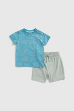 Load image into Gallery viewer, Mothercare Digger Jersey Shorts and T-Shirt Set
