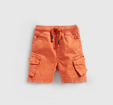 Mothercare Orange Cargo Shorts