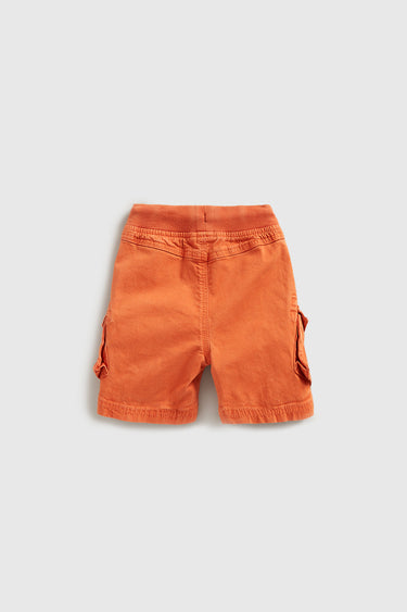 Mothercare Orange Cargo Shorts