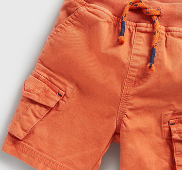 Mothercare Orange Cargo Shorts