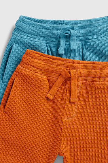 Mothercare Waffle Shorts - 2 Pack
