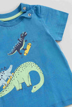 Load image into Gallery viewer, Mothercare Dinosaur Skate T-Shirt
