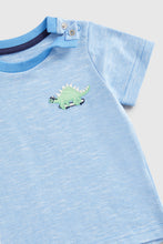 Load image into Gallery viewer, Mothercare Dinosaur Striped T-Shirt
