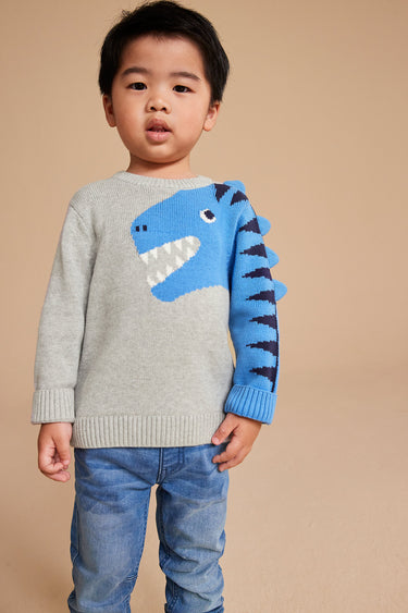 Mothercare Dinosaur Knitted Jumper