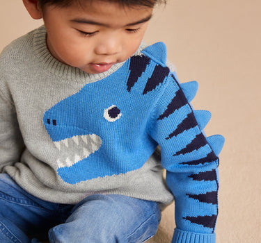 Mothercare Dinosaur Knitted Jumper