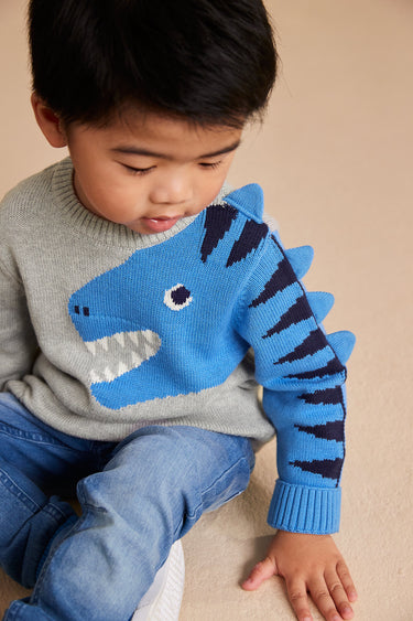 Mothercare Dinosaur Knitted Jumper