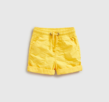 Mothercare Yellow Poplin Shorts