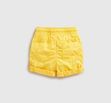 Mothercare Yellow Poplin Shorts