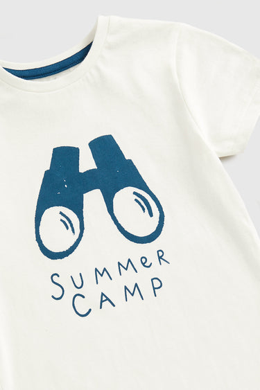 Mothercare Gingham Shirt and T-Shirt Set