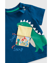 Load image into Gallery viewer, Mothercare Dinosaur Lift-The-Flap T-Shirt
