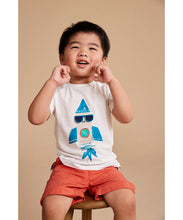 Load image into Gallery viewer, Mothercare Space Rocket Lift-the-Flap T-Shirt
