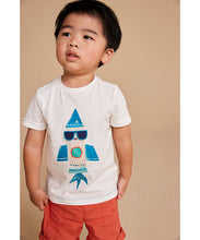 Load image into Gallery viewer, Mothercare Space Rocket Lift-the-Flap T-Shirt
