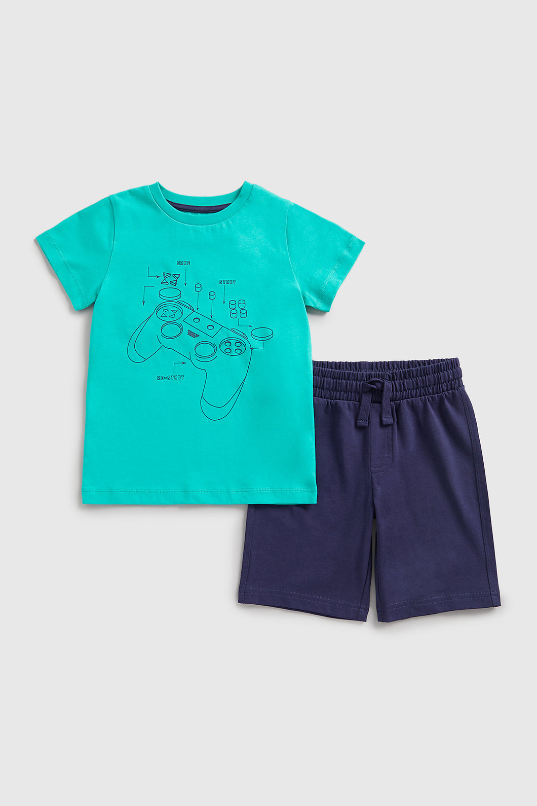 Mothercare Gaming Shorts and T-Shirt Set