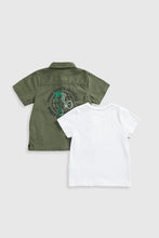 Load image into Gallery viewer, Mothercare Urban Sports Shirt and T-Shirt Set
