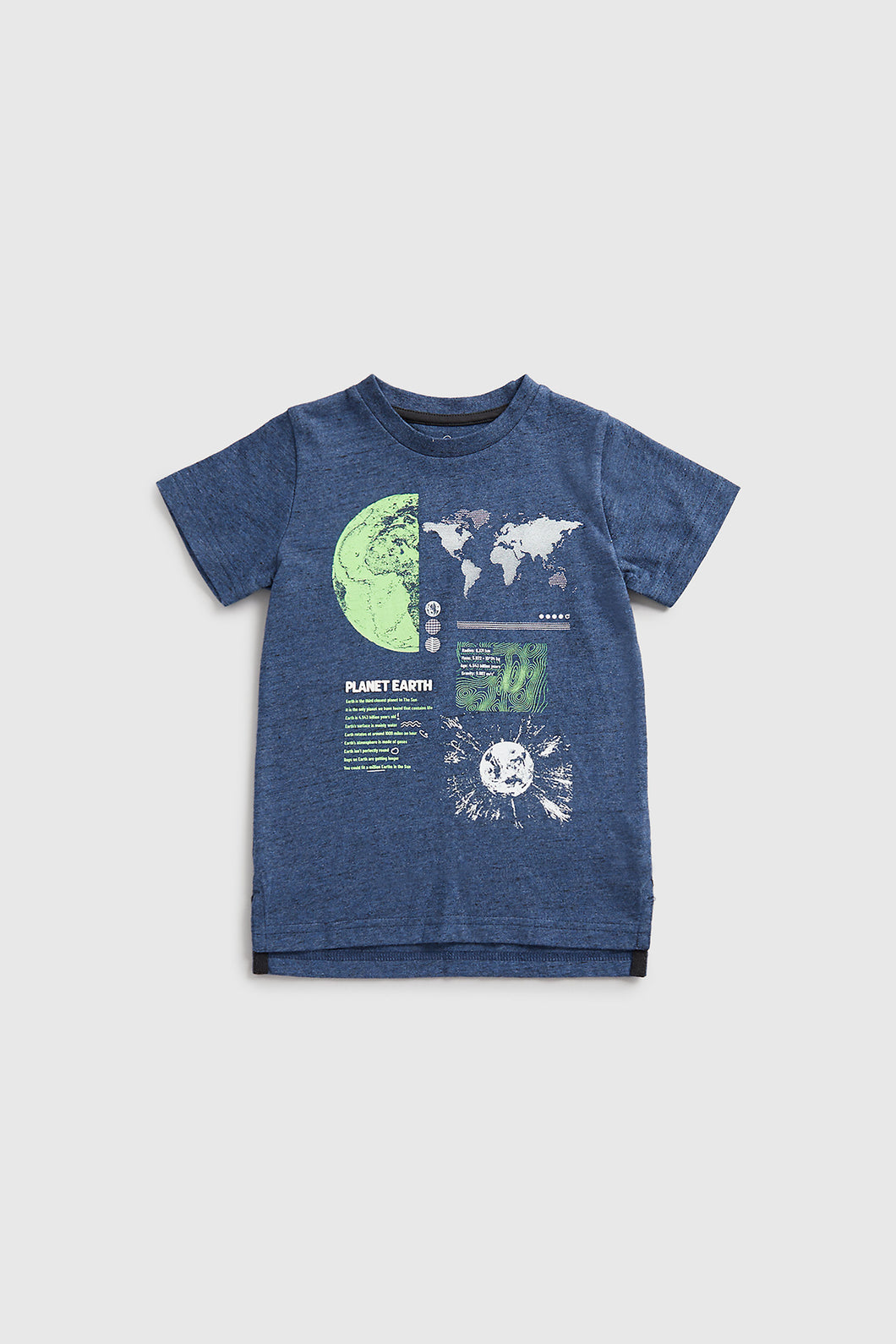 Mothercare Earth Facts Glow-in-the-Dark T-Shirt