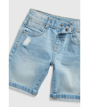 Load image into Gallery viewer, Mothercare Light-Wash Denim Shorts
