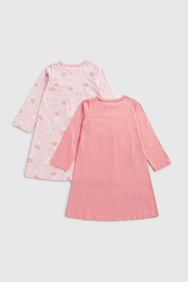 Mothercare Bunny Ballerina Nightdresses - 2 Pack