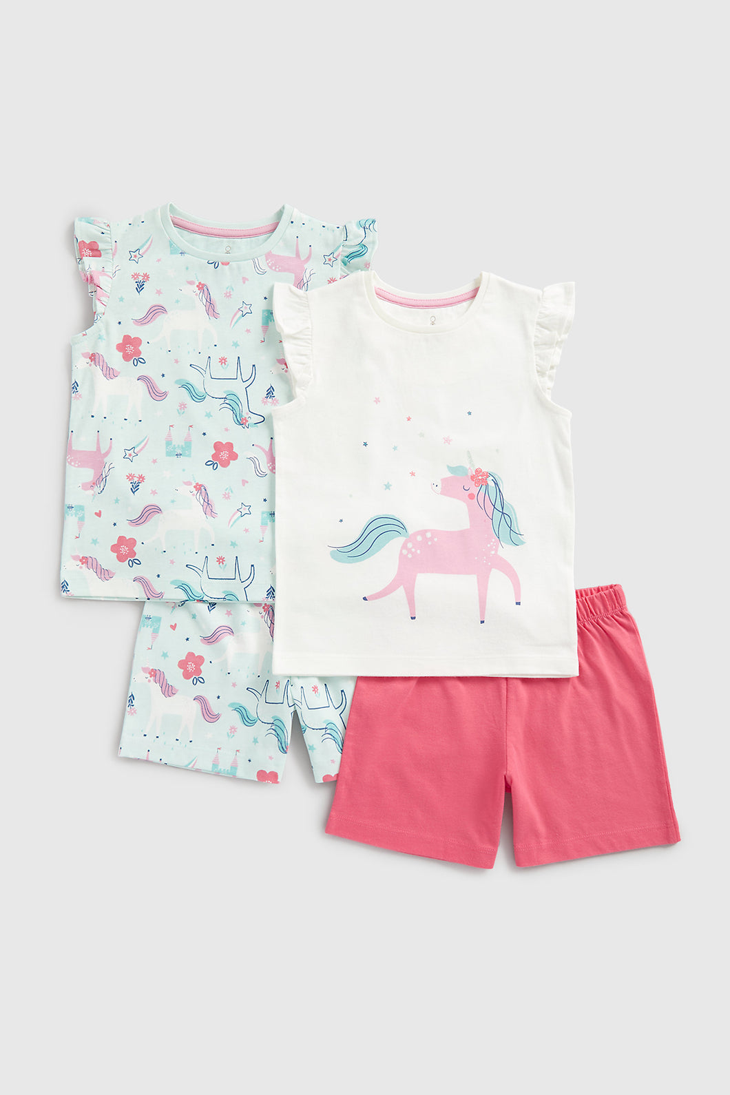 Mothercare Party Horse Shortie Pyjamas - 2 Pack