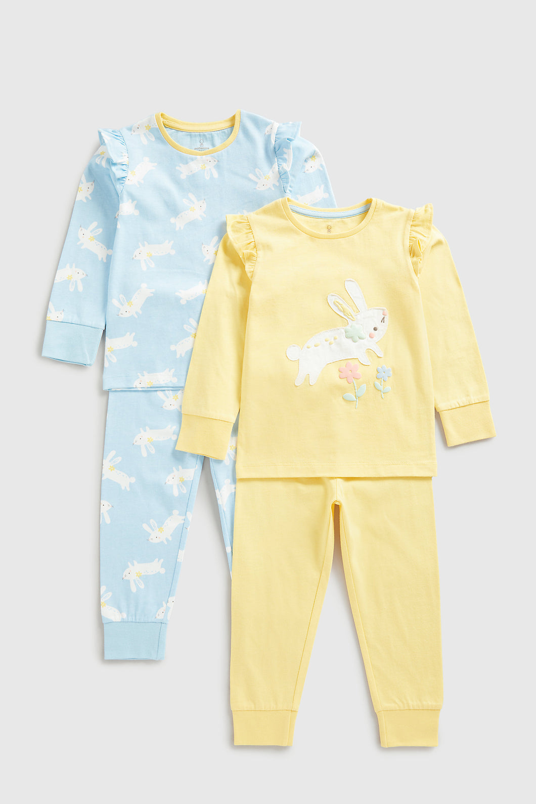 Mothercare Bunny Pyjamas - 2 Pack