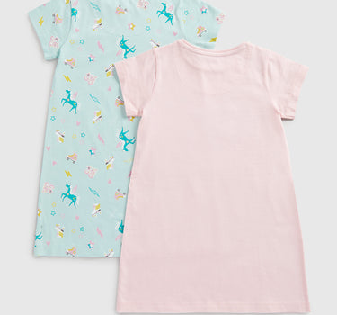 Mothercare Party Horse Nightdresses - 2 Pack