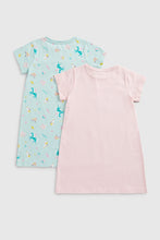 Load image into Gallery viewer, Mothercare Party Horse Nightdresses - 2 Pack
