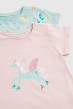 Load image into Gallery viewer, Mothercare Party Horse Nightdresses - 2 Pack
