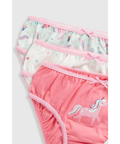 Mothercare Party Horse Briefs - 5 Pack