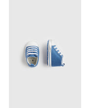 Load image into Gallery viewer, Mothercare Blue Star Pram Trainers
