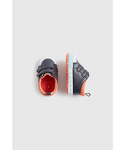 Load image into Gallery viewer, Mothercare Navy Car Pram Trainers
