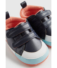 Load image into Gallery viewer, Mothercare Navy Car Pram Trainers
