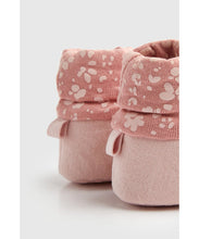 Load image into Gallery viewer, Mothercare Leopard Sock-Top Baby Booties
