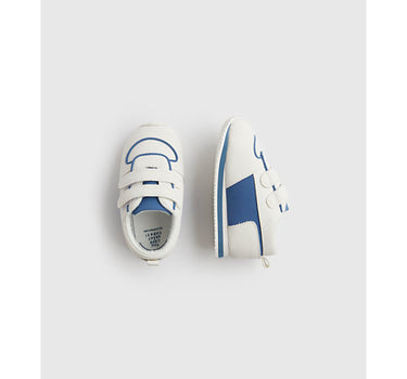 Mothercare First Walker Blue and White Trainers